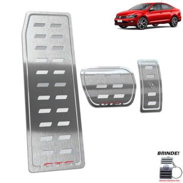 Imagem de Descanso + Pedaleira Automático gravação em prata Virtus Gts