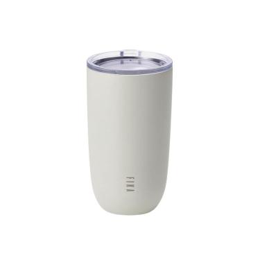 Imagem de Copo Térmico 500Ml - Fika - Tampa Plana - Cor Bege