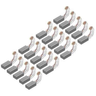 Imagem de PATIKIL Escovas de carbono 0,59 x 0,31 x 0,20 polegadas para motores elétricos, ferramenta elétrica, moedor angular, serra de mesa, reparo de peças sobressalentes, pacote com 20