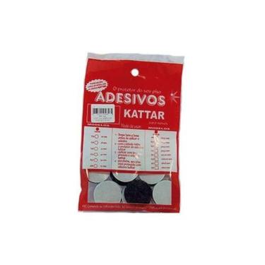 Imagem de Adesivo Redondo 50mm Para Móveis (4 Unidades) - Feltro Autoadesivo
