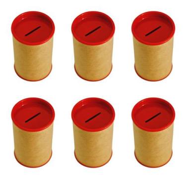 Imagem de 10 Unidades Cofre De Papelão Kraft 10x6 para Lembrancinhas Presentes D