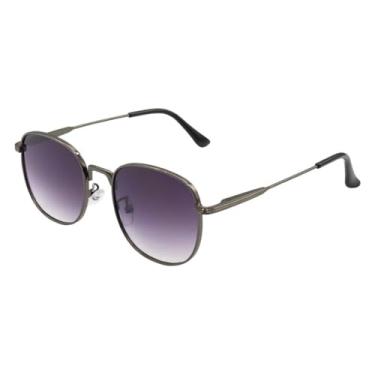 Imagem de Oculos de Sol Redondo Premium Classico Tendencia UV400 Unisex Feminino Masculino - Modelo Cancún - Cacife Brand (Grafite Degradê)