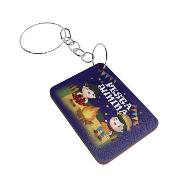 Imagem de Kit Chaveiro Mdf Lembrancinha Festa Junina Arraiá - R9 Decor, Kit 100 