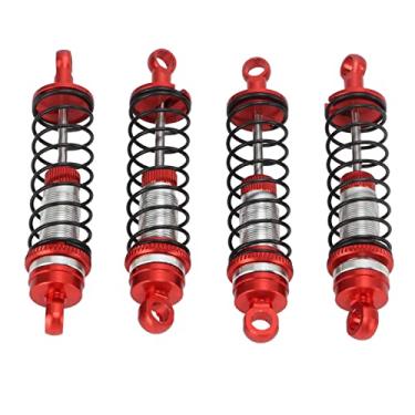 Imagem de Generic Amortecedores Dianteiros e Traseiros, Amortecedor Elástico Resistente à Corrosão da Liga de Alumínio Durável para o Carro 1/18 Rc (#4)