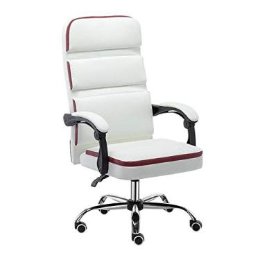 Imagem de Mesa executiva ergonômica de escritório, reclinável, giratória, para jogos, com encosto alto, altura ajustável de 45 a 55 cm