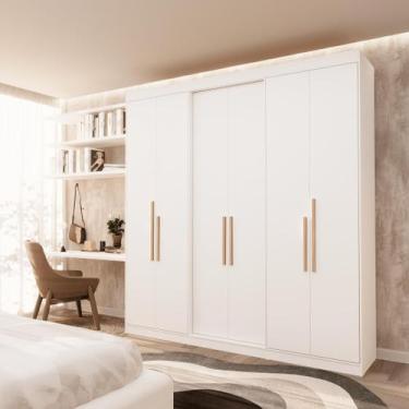 Imagem de Guarda Roupa Casal 6 Portas Lugano MDF - Edez