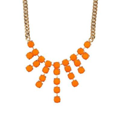 Imagem de Colar Neon CO1459 - Akasaki, Dourado, Laranja