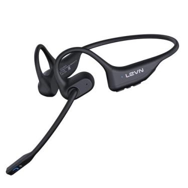 Imagem de Fones de ouvido Bluetooth Open Ear LEVN Microfone com cancelamento de 