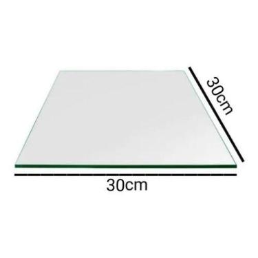 Imagem de Vidro Expositor Balcão Vitrine Para Loja 30x30 4mm - Nacional