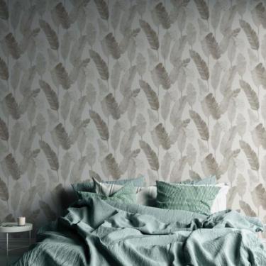 Imagem de Papel de Parede Metropolitan Stories 3 Folhagem Cinza 392185MS