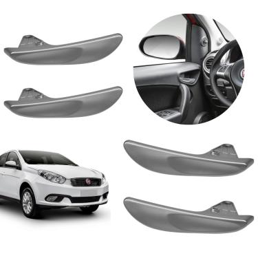 Imagem de Gatilho Puxador Maçaneta Interna Grand Siena Após 12 4 Peças