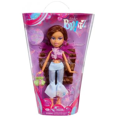 Imagem de Boneca de Fantasia Colecionável Bratz Fashion Pixiez Yasmin com Roupas e Acessórios Reais
