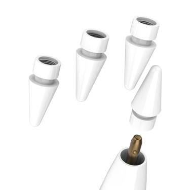 Imagem de Dicas de substituição para Apple Pencil 1ª 2ª geração (pacote com 2) para iPad Pen Stylus Nib Acessórios First Second Gen iPencil Puntas Accesorios Alternative Tablet Accessory Klinke