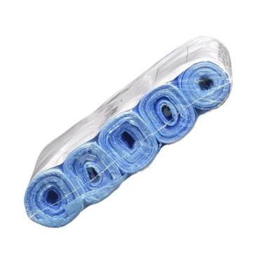 Imagem de Sacos de Lixo para Quintal Saco de Lixo Resistente Domestico Cozinha Banheiro Pia Colorido Preto Roxo Azul Pequeno(100,Azul)