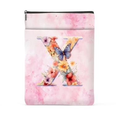 Imagem de Capa de livro à prova d'água retrô floral bolsa protetora presentes de aniversário para mulheres leitoras professora sobrinha acessórios bibliófilos clube do livro - 39