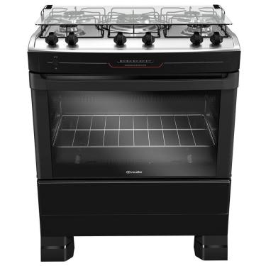 Imagem de Fogão Mueller 5 Bocas Preto Com Tripla Chama MFI5BF