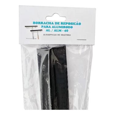 Imagem de 2X Kit 3 Unidades - Refil Borracha Para Rodo De Alumínio 40C