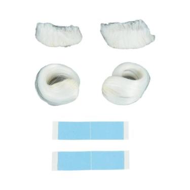 Imagem de Peruca E Barba De Papai Noel Loira Para Homens REEWES Acessório De Cos