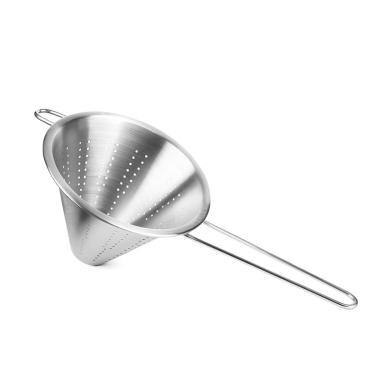 Imagem de Funil Passador Chinoy Coador Peneira Aço Inox 24cm