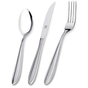 Imagem de Faqueiro Hercules Inox Monterrey 42 Peças Com Estojo De Madeira - Hérc