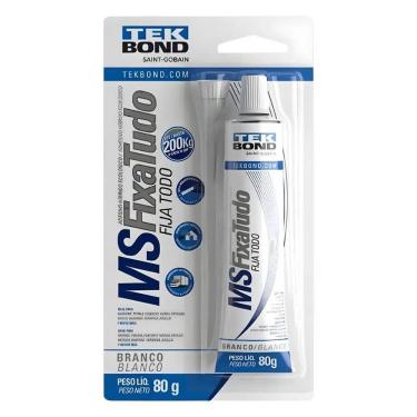 Imagem de Cola Adesivo MS Fixa Tudo Branco 80 Gramas TEKBOND
