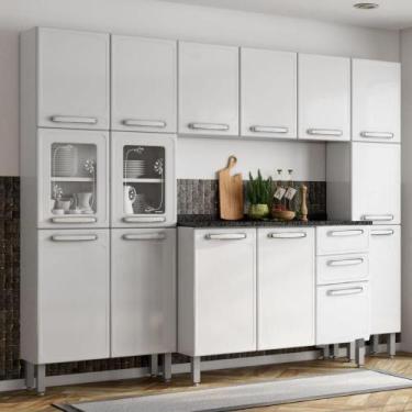 Imagem de Cozinha Completa Aço c/ Tampo 15Ptas 2Gav Evidence Bertolini