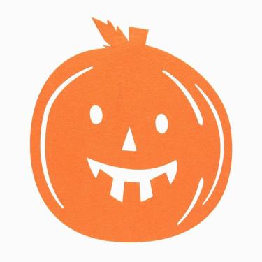 Imagem de Jogo Americano Copa E Cia Avulso Halloween Em Feltro Abóbora