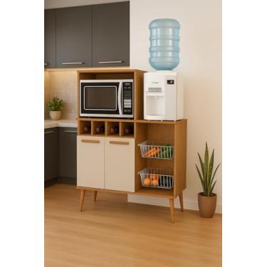 Imagem de Fruteira Moderna Com Suporte Para Micro-ondas E Bebedouro Nb