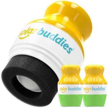 Imagem de Aplicador de Protetor Solar Solar Buddies – Verde, Kit com 2 – Recarregável, Livre de BPA, com Esponja e Roll-on para Protetor Solar, Suncream e Loções – Para Crianças, Adultos e Famílias – Capacidade de 100 ml/3.4 fl oz, Tamanho Perfeito para Viagens