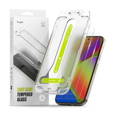 Imagem de Ringke Película de vidro temperado fácil de deslizar [super fácil de instalar] compatível com o Google Pixel 10/10 Pro, vidro temperado de dureza 9H premium à prova de quebra - pacote com 2