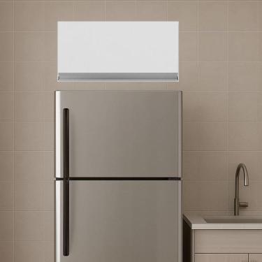 Imagem de Armário Cozinha Aéreo Geladeira 60cm Basculante Leticia A01 - D`rossi Branco