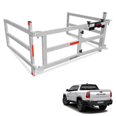 Imagem de Extensor de Caçamba Rampage 2023 a 2025 Dobravel EDD Prata