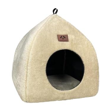 Imagem de Whtkoph Cama toca fofa e quentinha para gatos, ideal para eles dormirem, L