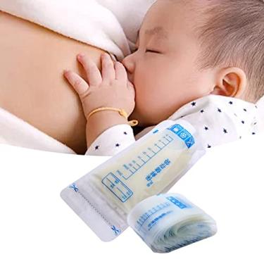 Imagem de Naroote Leite Líquido que Armazena o Saco Transparente Selável do Leite Materno da Grande Capacidade para o Armazenamento do Materno Conveniente para o Material Pe Sob Demanda