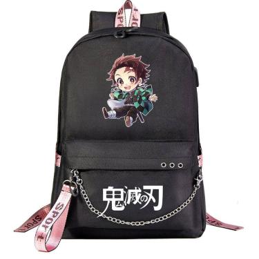 Imagem de Mochila escolar Demons Slayers Anime Schoolbag para crianças