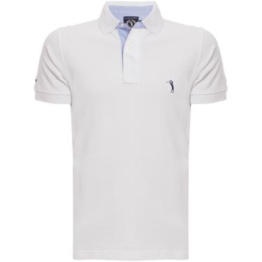 Imagem de Camisa Polo Amarela Lisa Aleatory-Masculino