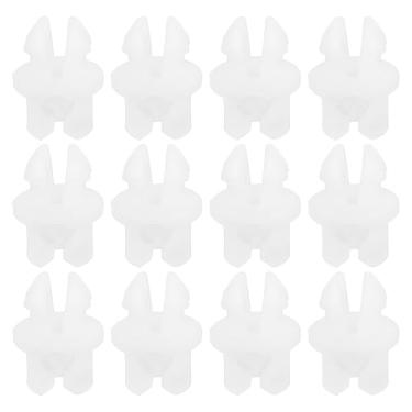 Imagem de Briny River 50 peças de clipe de fixação de fechadura de porta automotivo OE 171837199 0039885078 compatível com VW Caddy 2003-2015 compatível com Audi 80 B3 1987-1991 branco