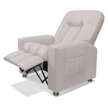 Imagem de Poltrona Do Papai Reclinável Pequim Pu Bege