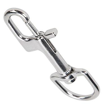 Imagem de KIMISS Adequado para Clipes de Pressão de Extremidade única de Aço Inoxidável - Ganchos de Pressão Com Parafuso de Olhal para Mergulho, Caiaque e Atividades Ao Ar Livre (100mm)