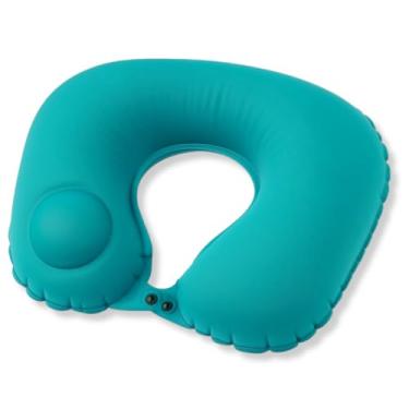 Imagem de Travesseiro De Viagem Avião carro Inflável Super Leve Portátil Pescoço U-Forma Automática Inflável Cervical Travesseiro e Relaxamento