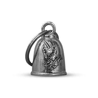 Imagem de DS Daniel Smart Motocicleta para sinos - Mãos de bênção de motocicleta para homens e mulheres, acessório de motociclista de sino, segurança de equitação, presente de boa sorte para amigos e familiares