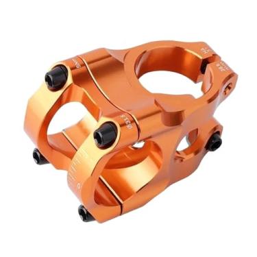 Imagem de Mesa de guidão MTB 31,8mm para bicicleta de estrada/montanha, ponte curta, potência, liga de alumínio, ultraleve.(Orange)