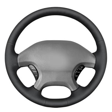 Imagem de MEWANT Capas de volante para Dodge RAM 1500/1500 Classic/2500/3500/5500 2002-2003 Couro de microfibra costurado à mão Ram