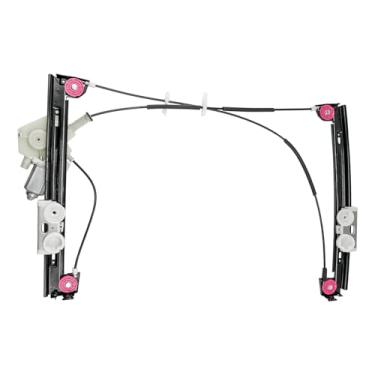 Imagem de PHILTOP 748-601 Regulador de vidro elétrico dianteiro esquerdo do lado do motorista com motor compatível com Mini Cooper 2002 2003 2004 2005