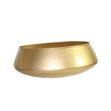 Imagem de KiBcsLic Vaso de flores, floreira de ferro, vaso de mesa, ornamento para plantas de interior e exterior, prateleira, mesa, decoração de casa, 29x10cm