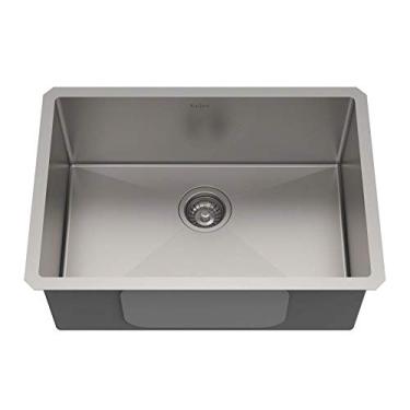 Imagem de KRAUS Pia de cozinha Standart PRO 71.1 cm 16 Gauge Undermount Single Bowl de aço inoxidável, KHU100-28