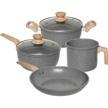 Imagem de Jogo Panelas Oster Cerâmica Antiaderente Premium 4 Peças