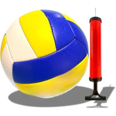 Imagem de Bola De Vôlei Quadra E Praia Tamanho Profissional + bomba - Cores Sortidas