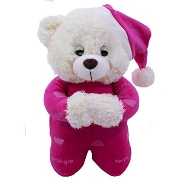 Imagem de Urso Pijama Pink Reza 30cm - Pelúcia