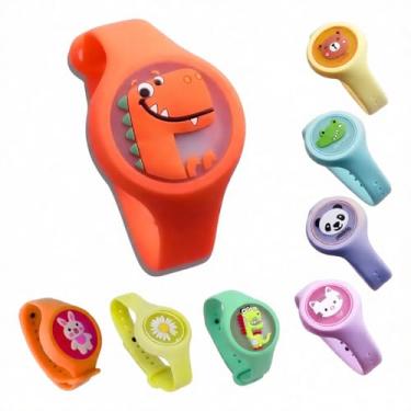 Imagem de Pulseira Repelente Infantil Anti Mosquito com LED | Citronela Natural | Silicone Ajustável Atóxico | Proteção por até 30 Dias | Ideal para Crianças, Passeios e Áreas Externas